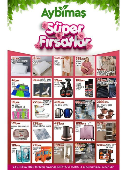 23 Ekim Aybimaş Kataloğu 2026 Sayfa 1