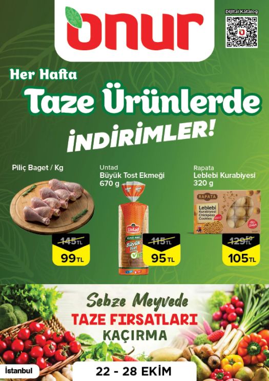 22 Ekim Onurmarket Kataloğu 2026 Sayfa 1