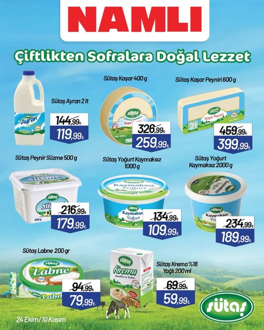 24 Ekim Namlı Kataloğu 2026 Sayfa 1