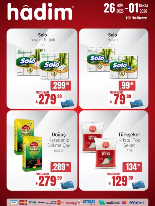 26 Ekim Hadim Kataloğu 2026 Sayfa 1