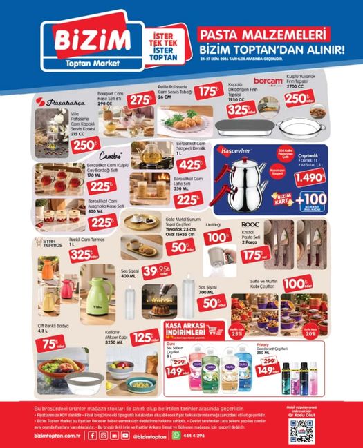24 Ekim Bizim Toptan Kataloğu 2026 Sayfa 1
