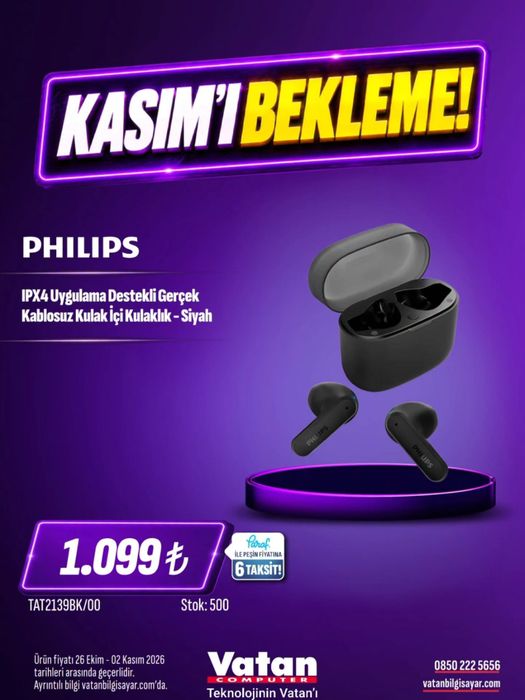 26 Ekim Vatan Bilgisayar Kataloğu 2026 Sayfa 1