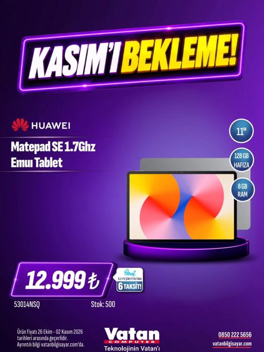 26 Ekim Vatan Bilgisayar Kataloğu 2026 Sayfa 3
