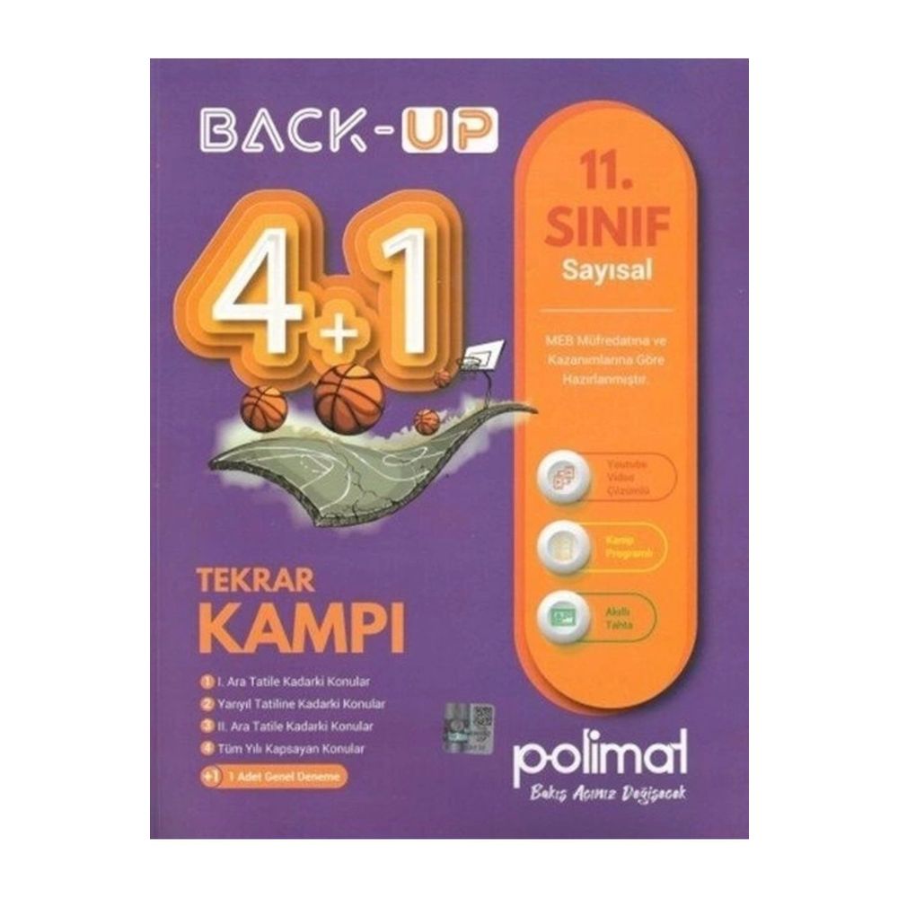 11. Sınıf Back Up 4+1 Kamp Kitabı Sayısal Polimat Yayınları