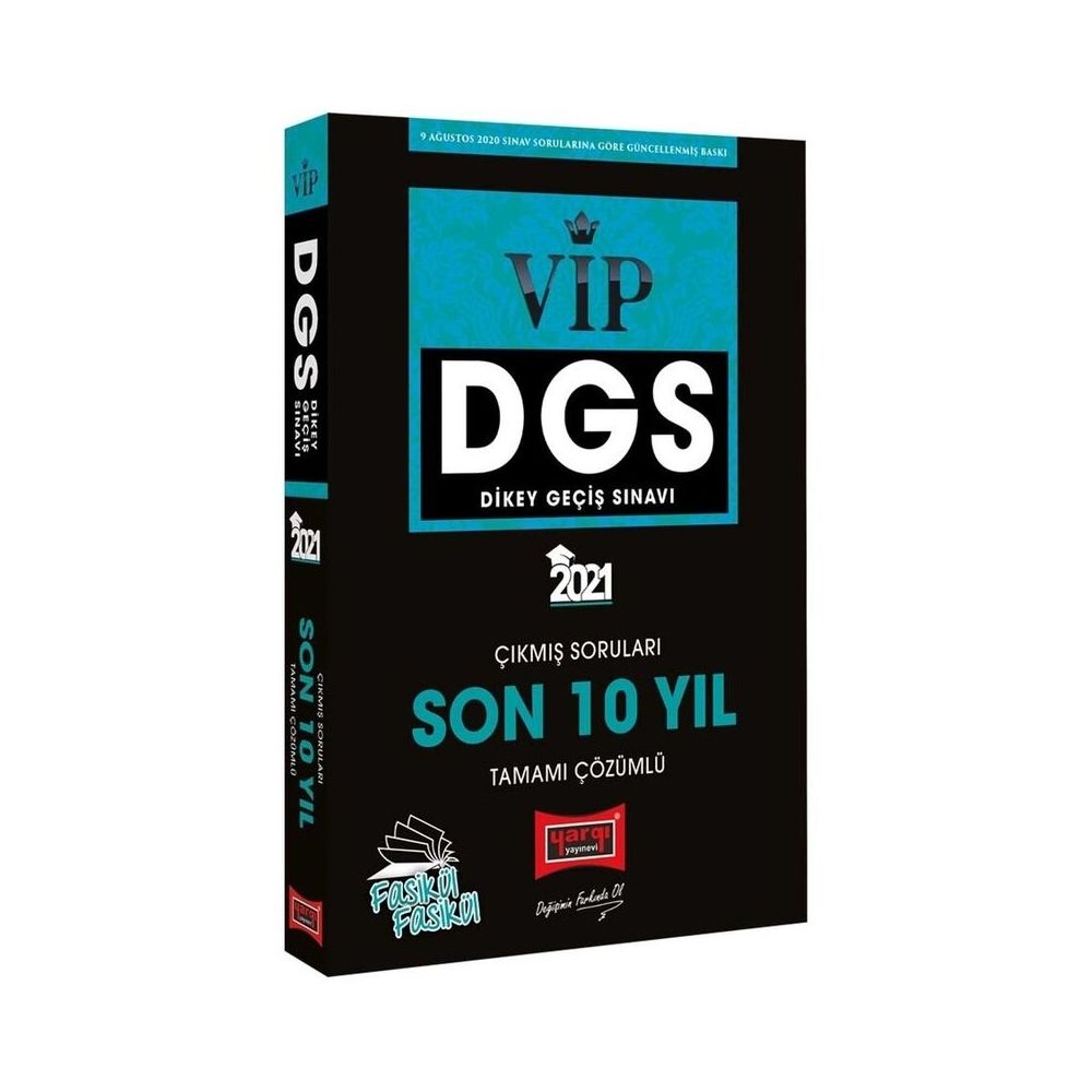 2021 Dgs Vip Sayisal Sozel Yetenek Son 10 Yil Tamami Cozumlu Fasikul Cikmis Sorular Yargi Yayinlari Fiyatlari