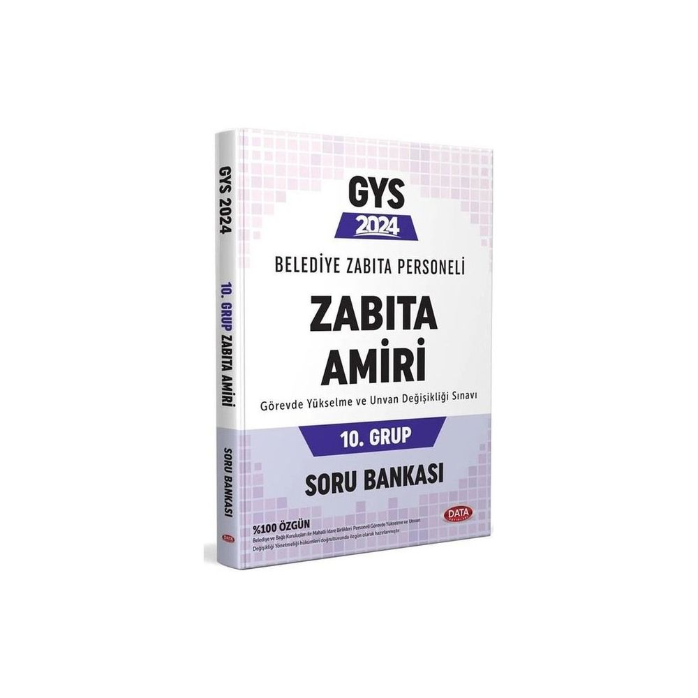 2024 Gys Belediye Zabıta Amiri 10. Grup Soru Bankası Görevde