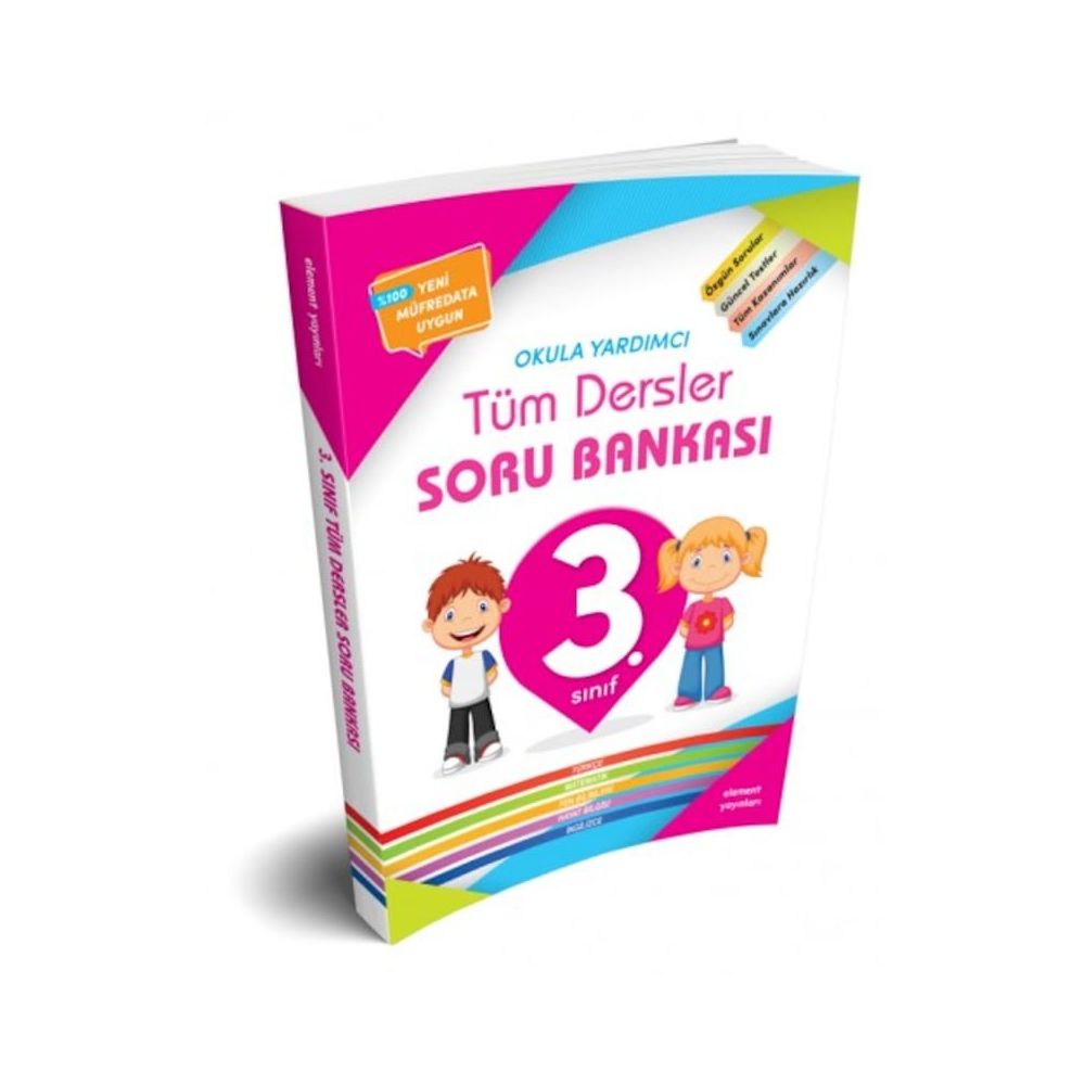 3.Sınıf Tüm Dersler Soru Bankası Element Yayınları Fiyatları