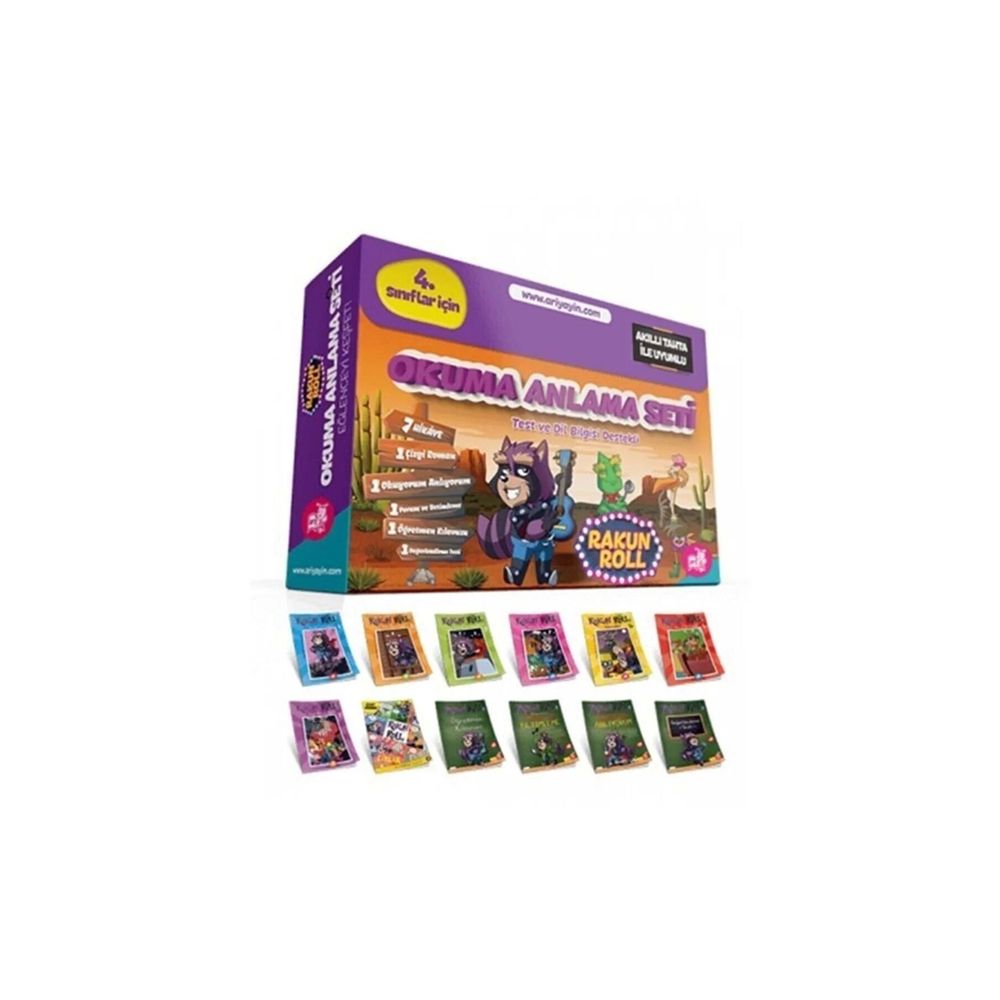 4. Sınıf Rakun Roll 8 Kitap Okuma Anlama Arı Yayıncılık Fiyatları