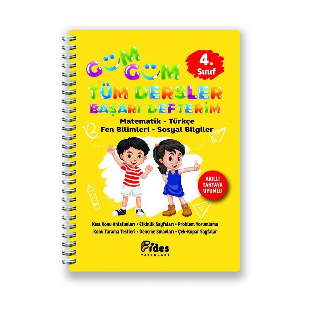 4 Sinif Tum Dersler Gum Gum Basari Defterim Fides Yayinlari Fiyatlari