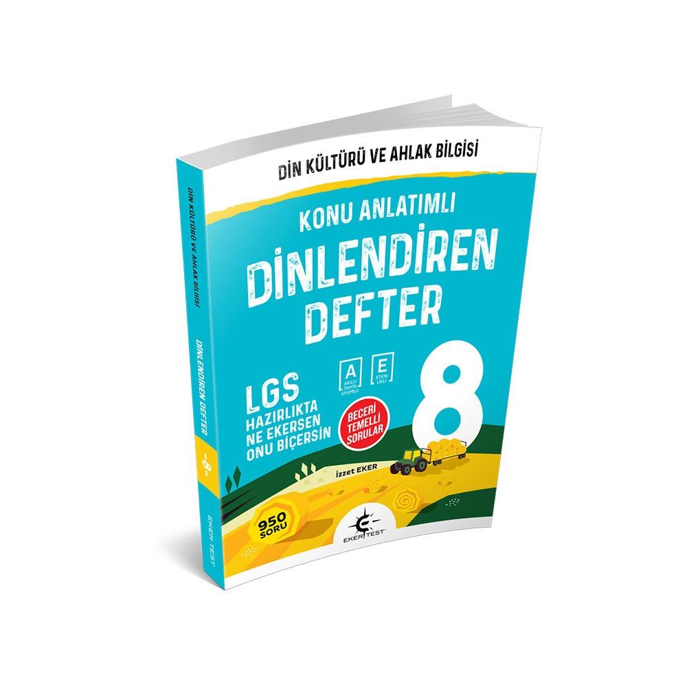 8 Sinif Din Kulturu Ve Ahlak Bilgisi Dinlendiren Defter Eker Test Yayinlari Fiyatlari