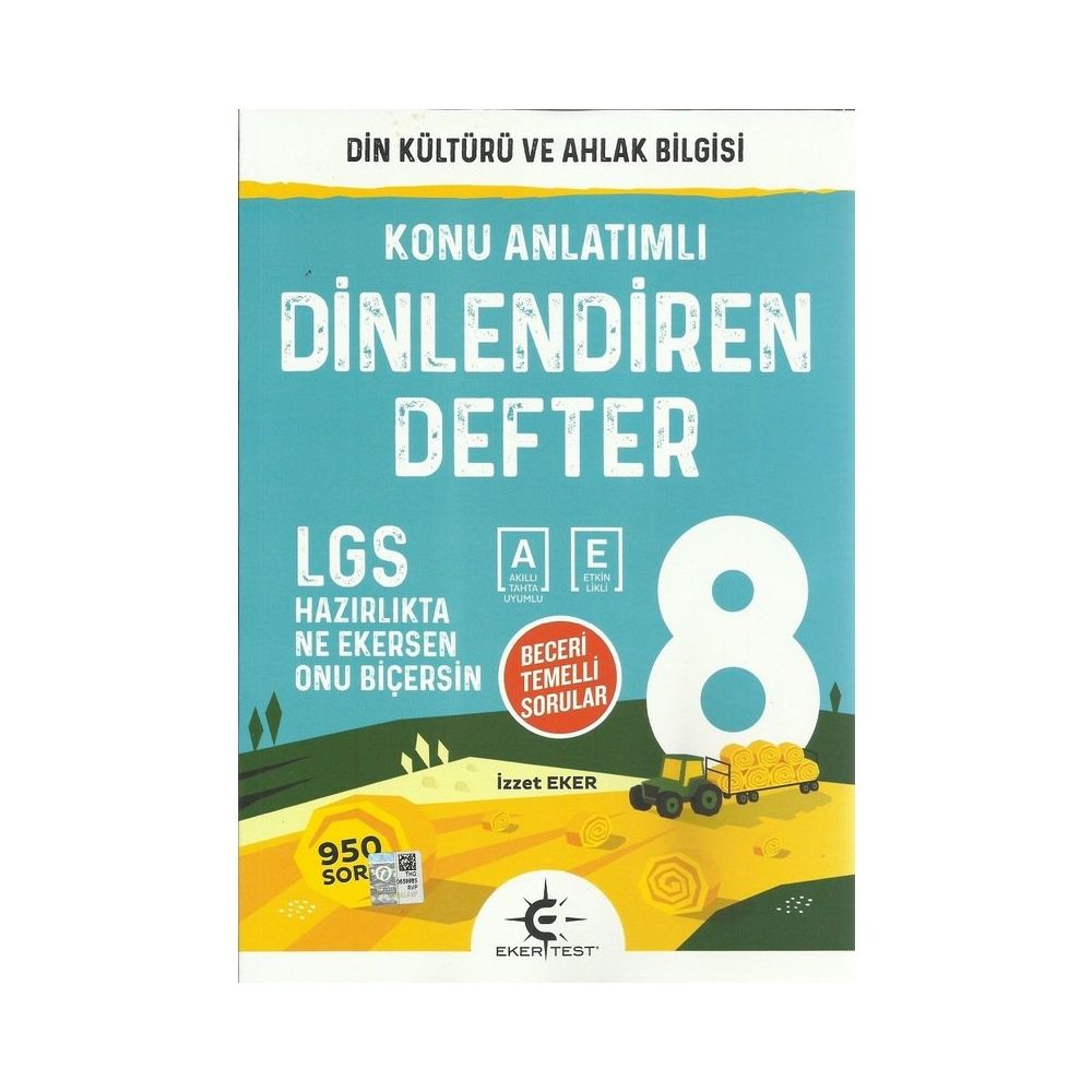8 Sinif Din Kulturu Ve Ahlak Bilgisi Dinlendiren Defter Eker Test Yayinlari Fiyatlari