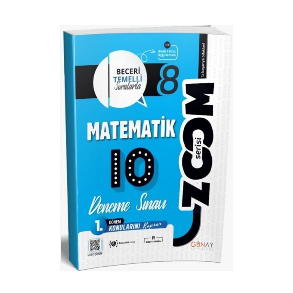 8. Sınıf Matematik 1. Dönem 10'lu Zoom Serisi Deneme Sınavı