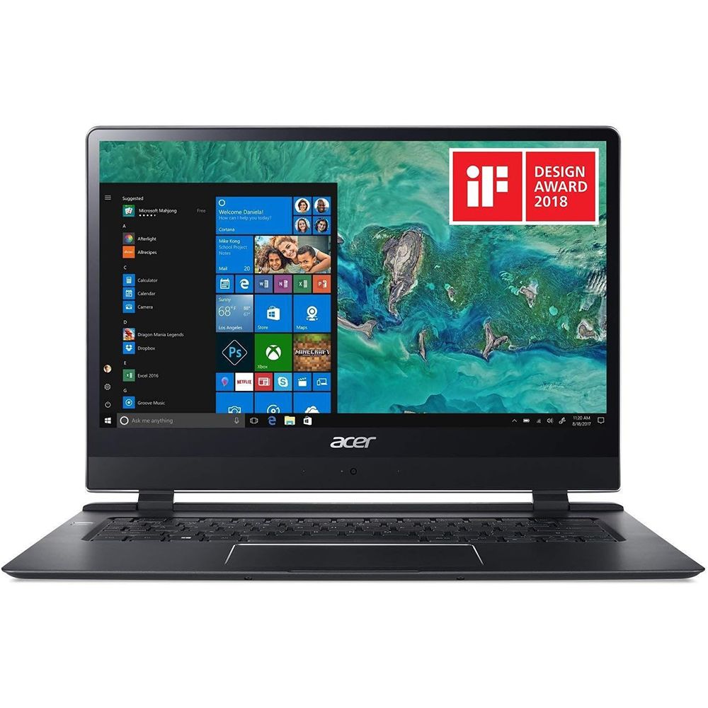 Acer Swift 7 SF714-51T I7-7Y75 8GB Ram 256GB SSD W10 14''