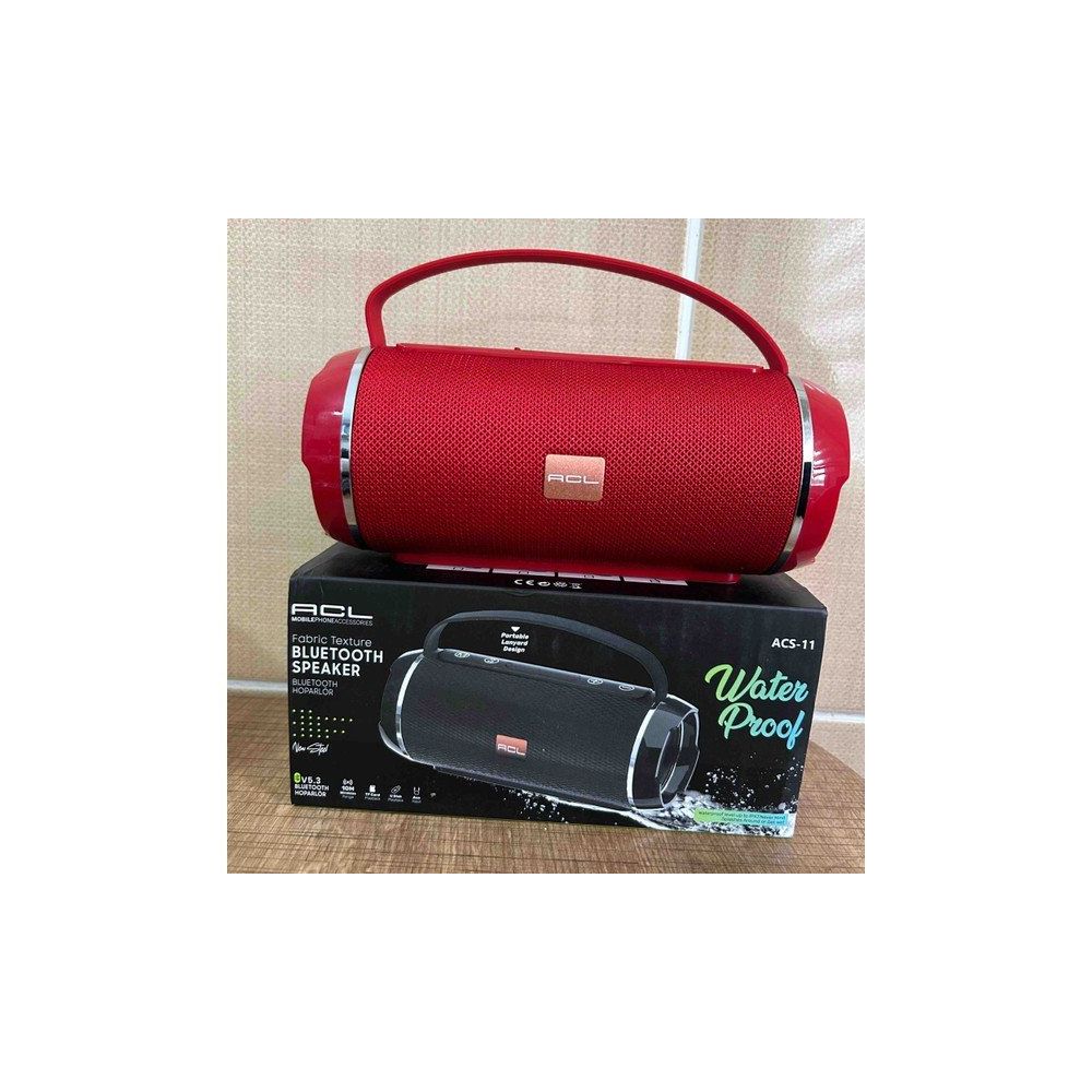 ACL ACS-11 Kırmızı Bluetooth Hoparlör