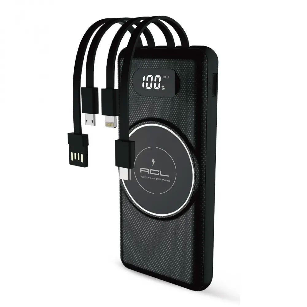 ACL PW-01 10.000 mAh Taşınabilir Hızlı Şarj Aleti Wireless Powerbank