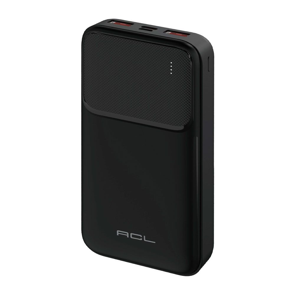 ACL PW-100 2xUSB Çıkışlı 2.4A Led Işıklı Mikro Type-C Girişli Powerbank