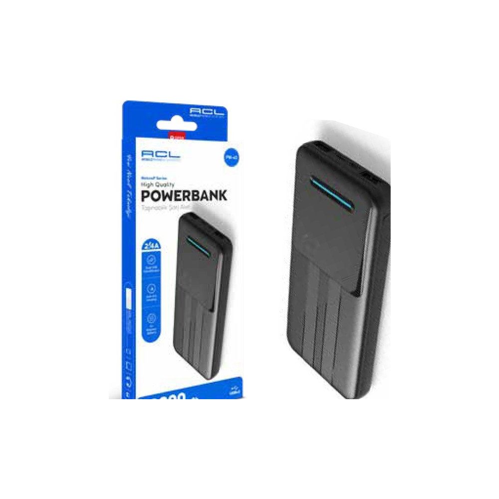 ACL PW43 10000 Mah Powerbank Taşınabilir Siyah Şarj Cihazı