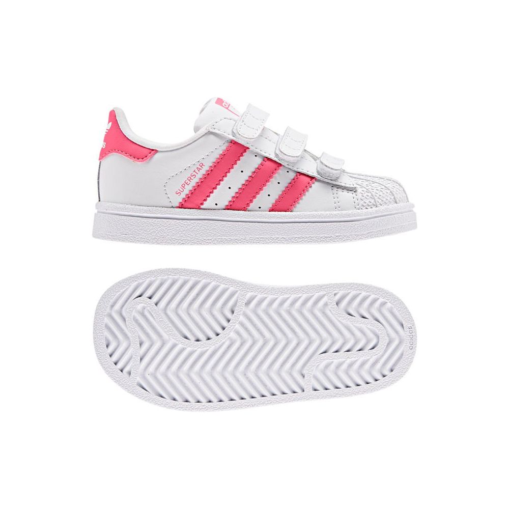 Shoes adidas - Superstar Cf I BZ0417 Cblack/Cblack/Cblack - Velcro - Low  shoes - Girl - Kids' shoes | efootwear.eu