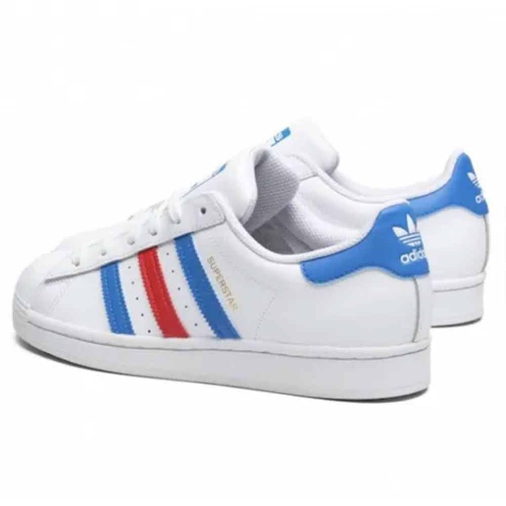 Adidas Gnlk Yetikin Sperstar Foundaton Krmz Mavi izgili Spor  Ayakkab Fiyatlar