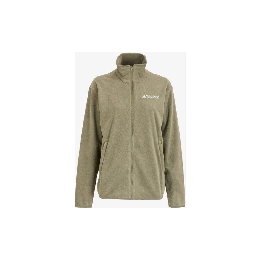 Adidas JX5069 MT ESS FZ FI Yeşil Erkek Fermuarlı Normal Düz Polar