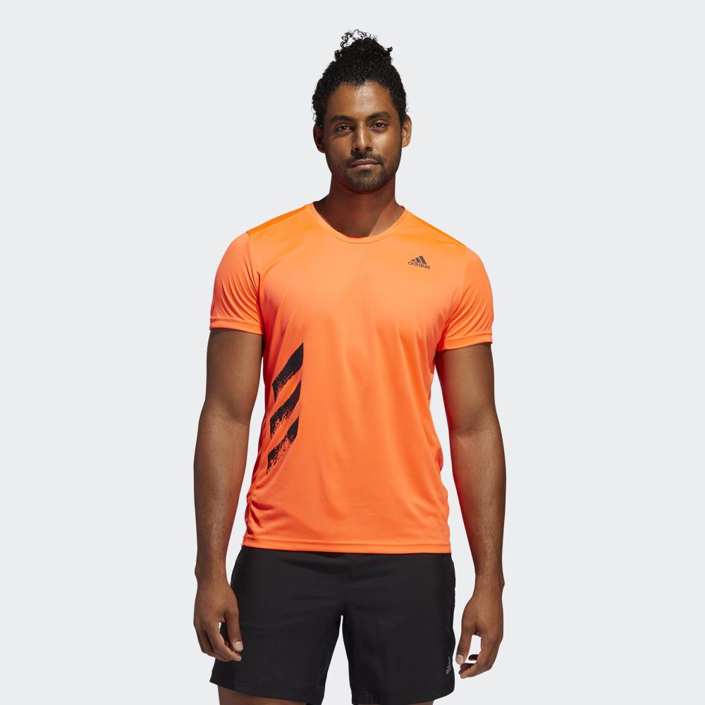 red adidas running shorts