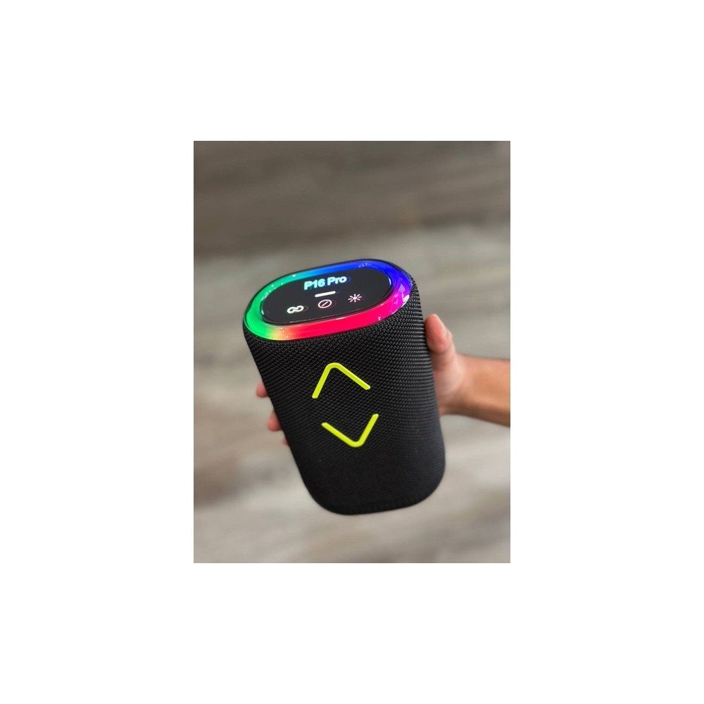 Adonis Siyah P16 Pro Bluetooth Hoparlör