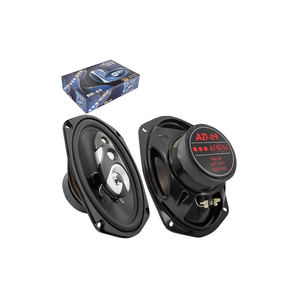 ADS AD-69 6x9 inç 940W 150 RMS Tweeterli 2 Adet Oval Oto Hoparlör