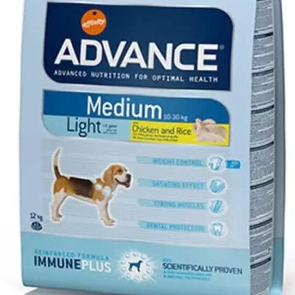 Advance Light Tavuklu Orta Boy Yetiskin 12 Kg Kopek Mamasi Fiyatlari