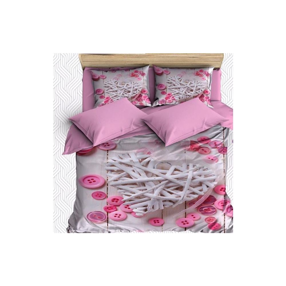 Alaca Home 3d Dugmeli Kalp Cift Kisilik Nevresim Takimi Fiyatlari