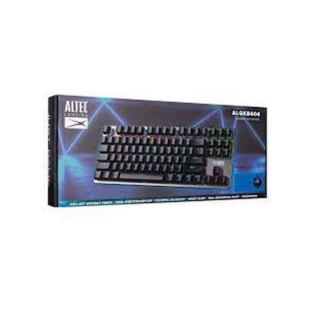 Altec Lansing ALGK8404 Siyah-Gümüş Blue Switch Rgb Oyuncu Klavyesi