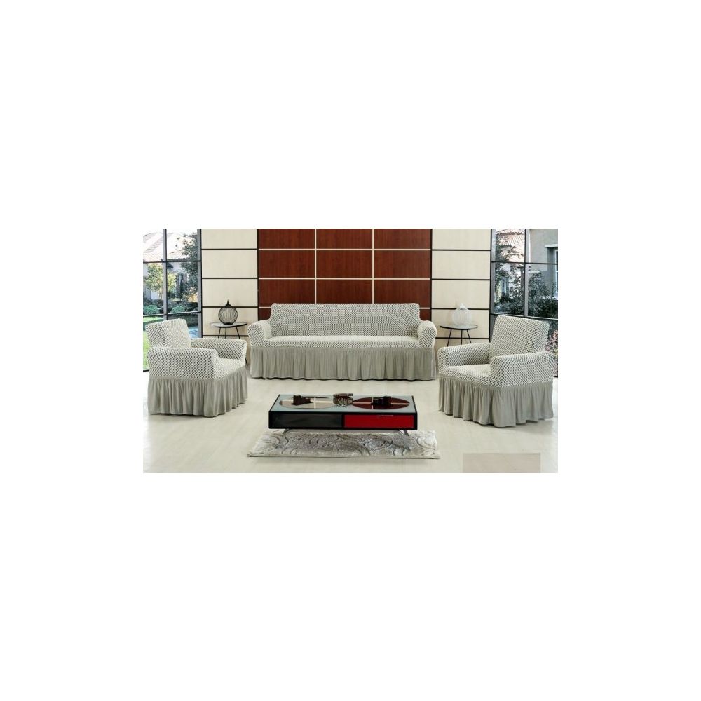 Altinkoza Petek Dokuma 3 3 1 1 Krem Koltuk Ortusu Maxi Takim Fiyatlari