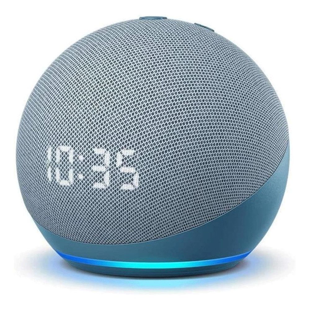 Amazon Echo Dot 4.Nesil Saat ve Alexa Akıllı Hoparlör