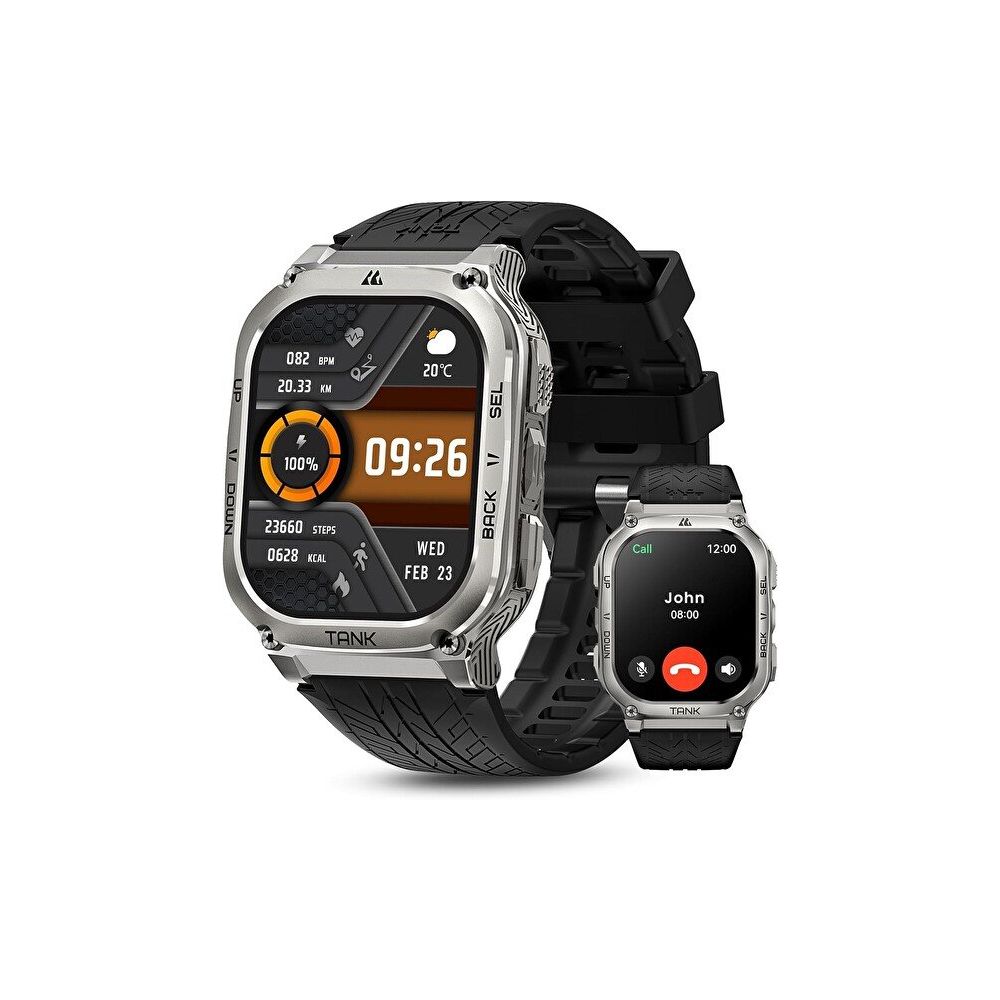 Amaztim M3 Yüzme Dalışı Metal Gümüş Akıllı Saat