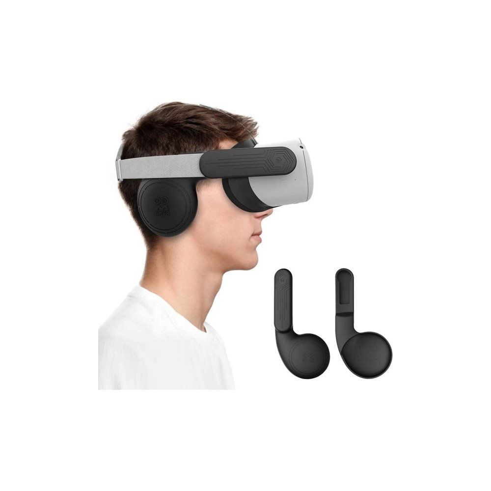 Amvr Siyah Oculus Quest 2 İle Uyumlu Gelişmiş Silikon Kulaklık