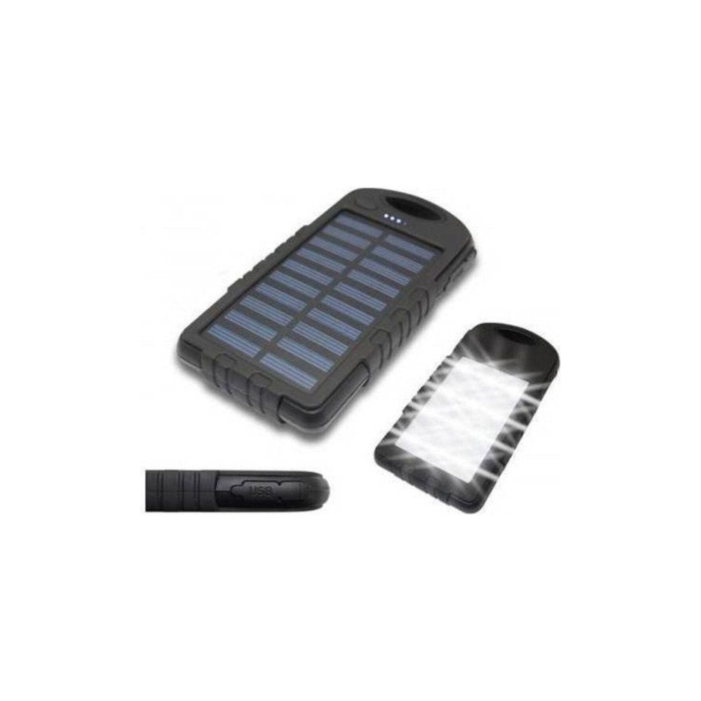 Angel Eye Güneş Enerjili Solar 10.000 mAh Led Siyah Powerbank