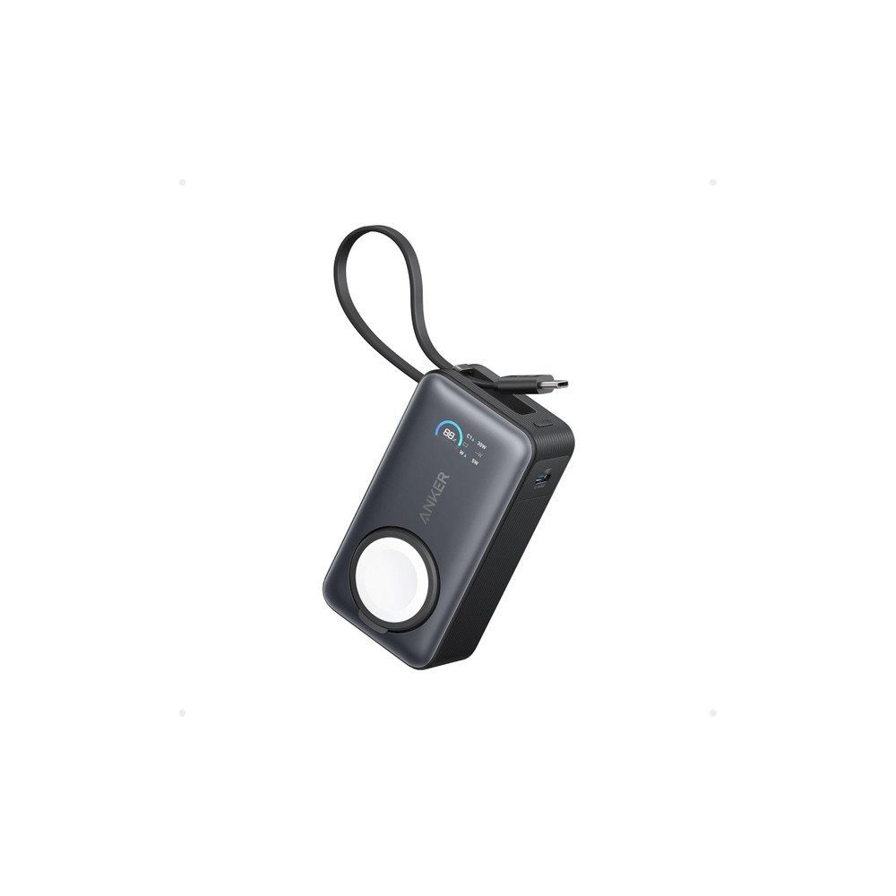 Anker Maggo A1657 10.000 mAh 35W Apple Watch için Siyah Powerbank