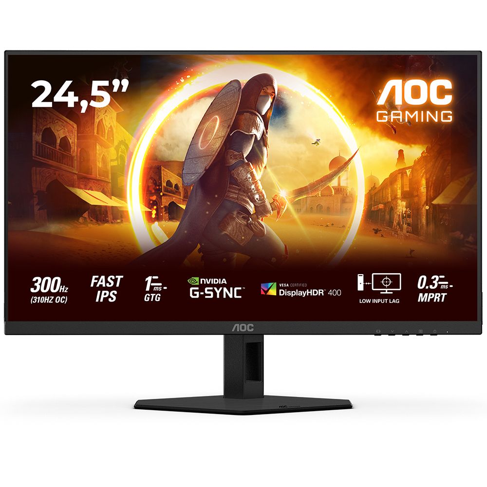 AOC 25G4SRE 24.5 inç 310Hz 0.3ms IPS Oyuncu Monitörü