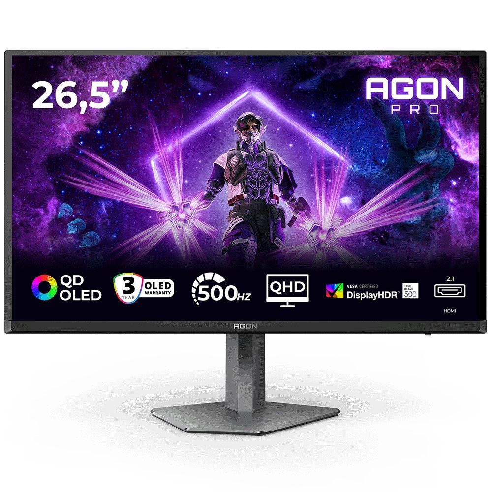 AOC AGON AG276QKD2 26.5 inç 500Hz 0.03ms QD-OLED 2K Oyuncu Monitörü