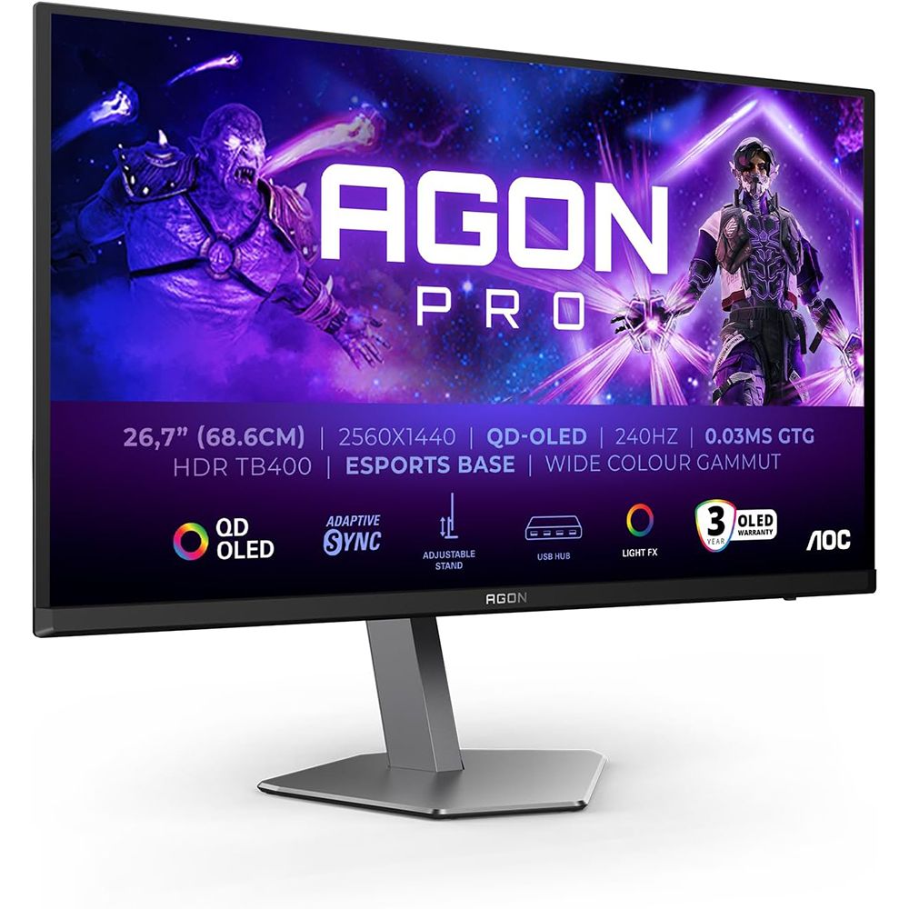ao AOC Agon Pro AG276QZD2 QD-OLED 27 inç 0.03ms 240Hz Oyuncu Monitörü