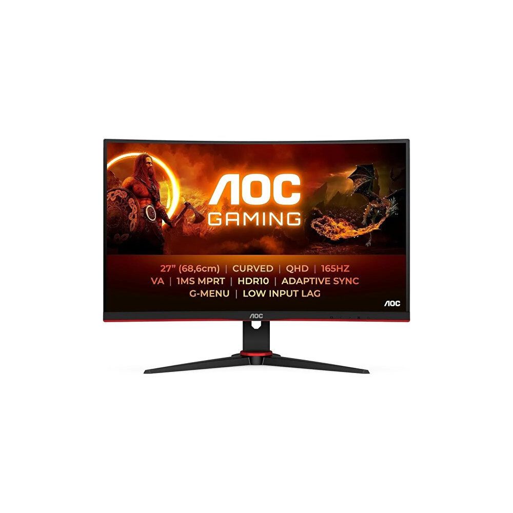AOC CQ27G2SE/BK 27 inç 165Hz 1ms 2K Oyuncu Monitörü