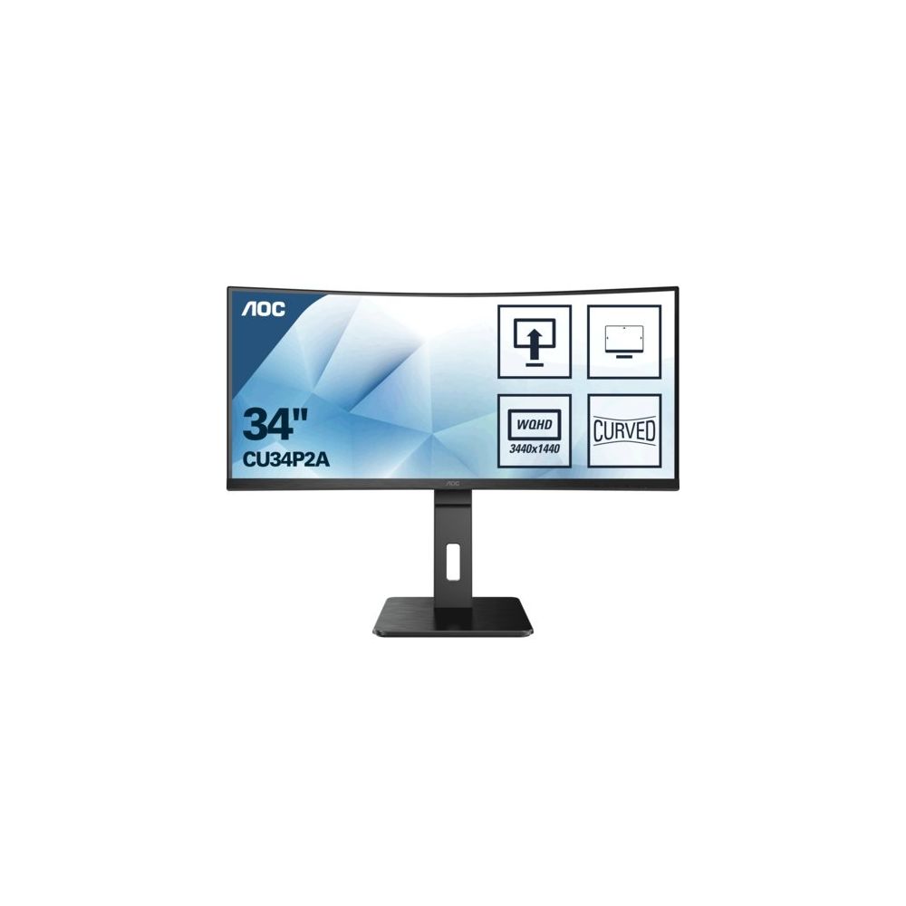AOC CU34P2A Siyah 34 inç 100Hz 1ms Curved Monitör