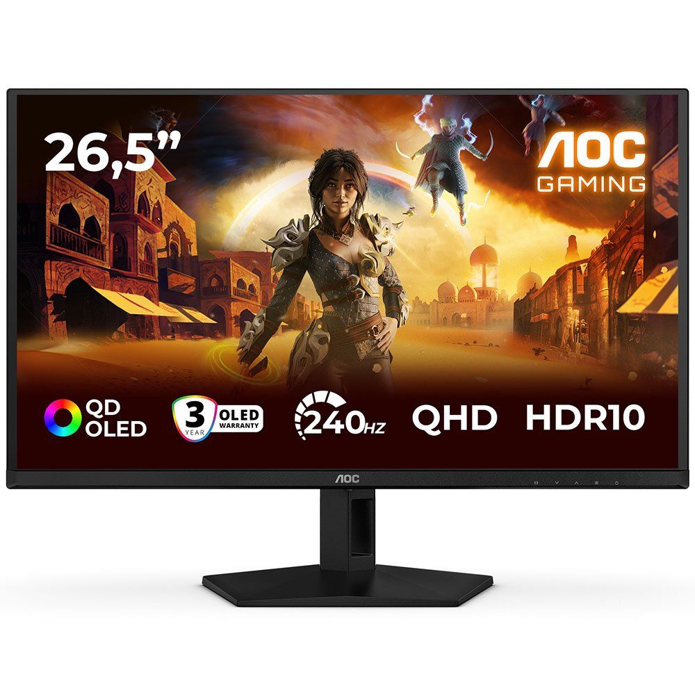 AOC Q27G41ZDF 26.5 inç 240Hz 0.03ms QD-OLED 2K Oyuncu Monitörü