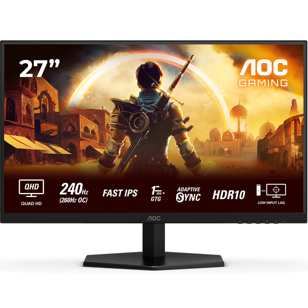 AOC Q27G42ZE 27 inç 260Hz 0.3ms IPS 2K Oyuncu Monitörü