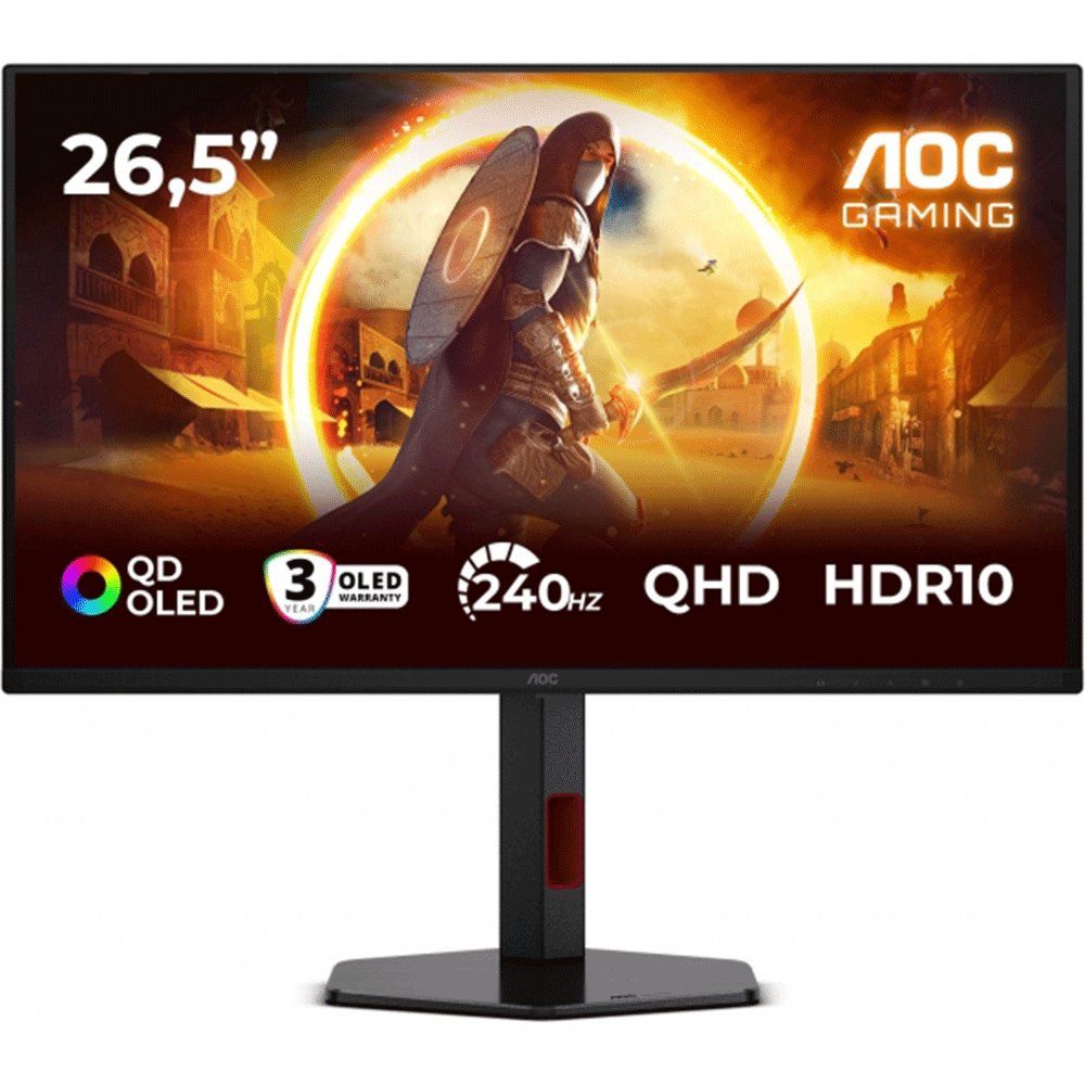 AOC Q27G4ZDR 26.5 inç 240Hz 0.03ms 0.03ms 240Hz QD-OLED 2K Oyuncu Monitörü
