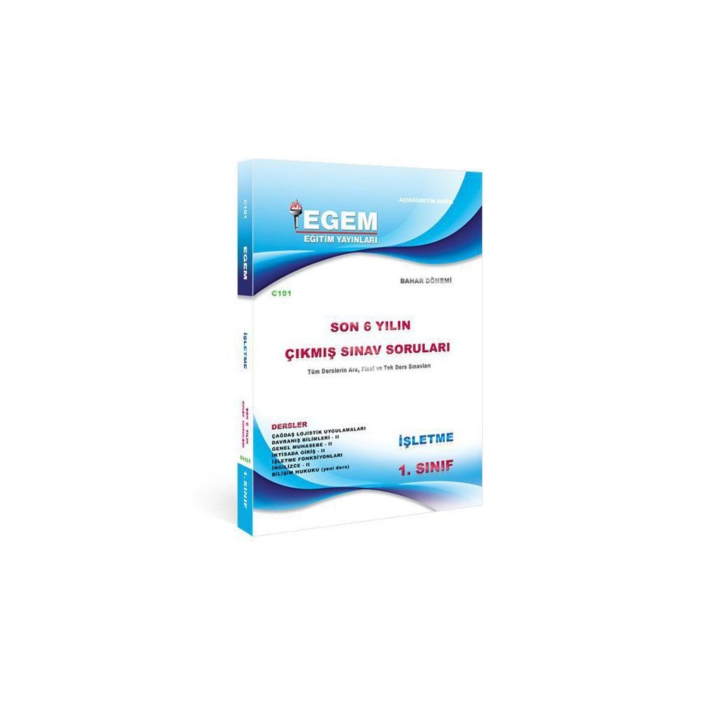 Aof Egem Yayinlari Isletme 1 Sinif 2 Yariyil Bahar Donemi Son 6 Yilin Cikmis Sorulari Fiyatlari