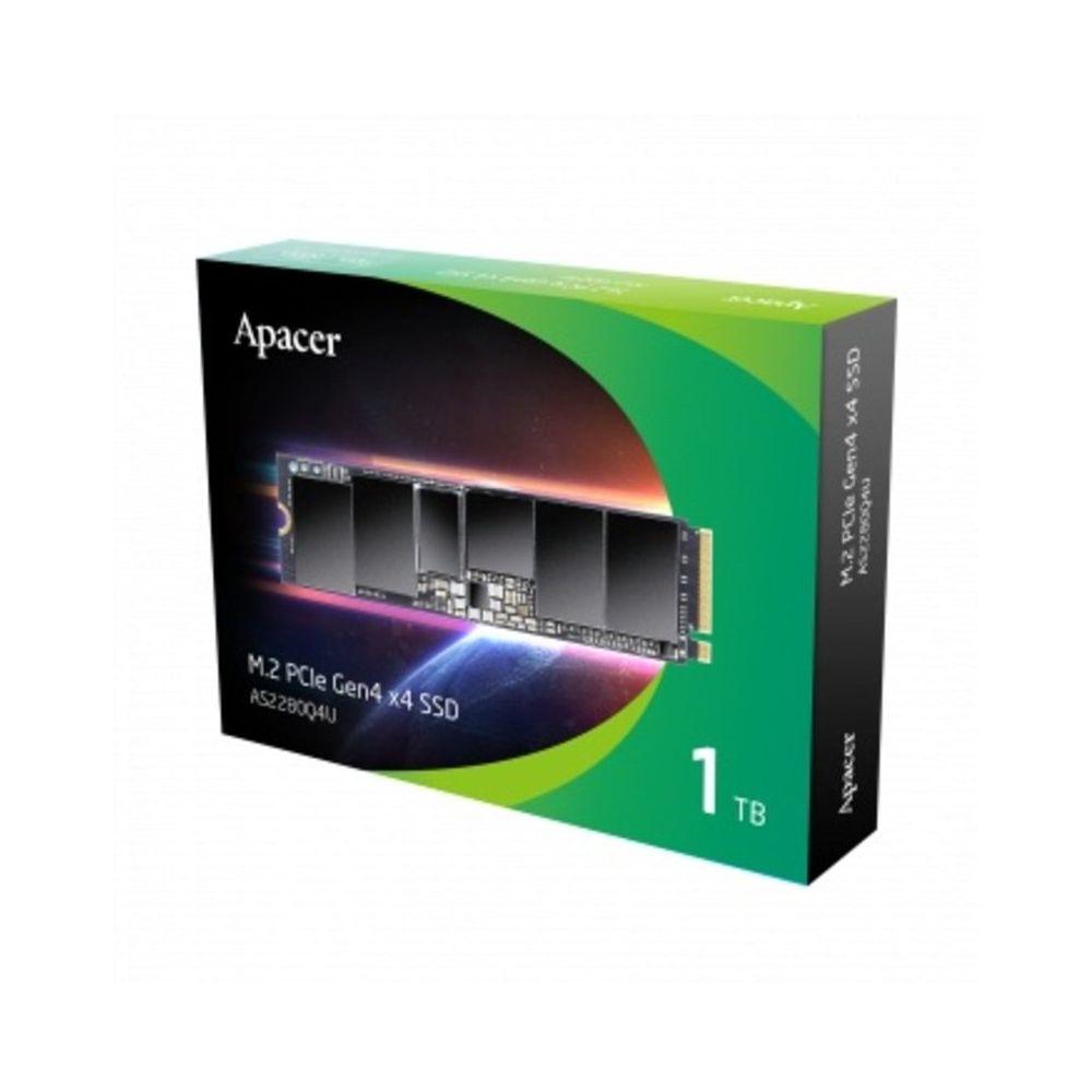 Apacer AP1TBAS2280Q4U-1 AS2280P4X-1 1 TB 7400-7000 MB/S M.2 PCIE GEN4X4 SSD