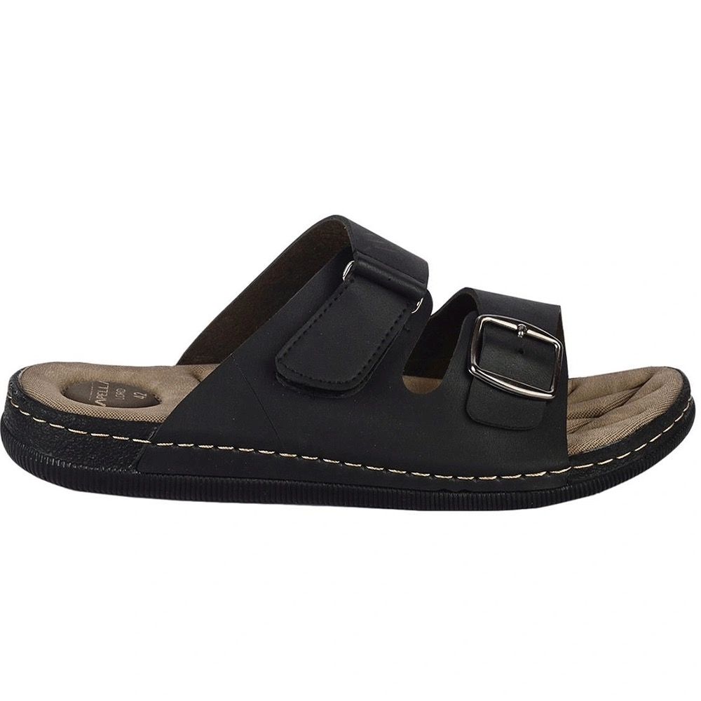 Apella Lord Black Sandals Apella Lord Double Buckle Black Men main image 4