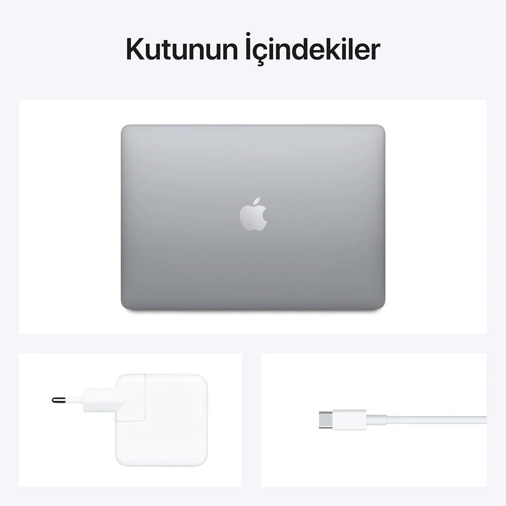 Apple Macbook Air MGN73TU-A M1 8GB Ram 512GB SSD macOS 13 inç Uzay