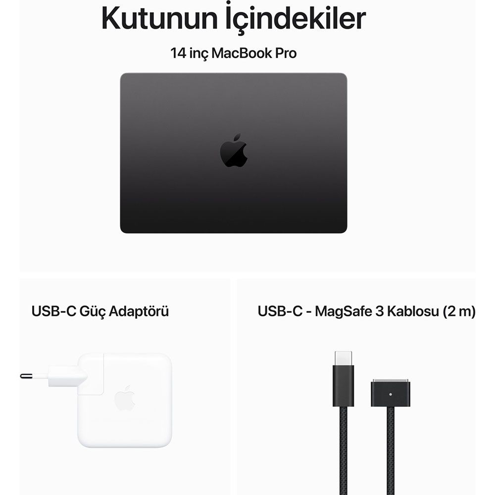 Apple MacBook Pro M3 Pro 12CPU 18GPU 18GB RAM 1TB SSD macOS 14 inç