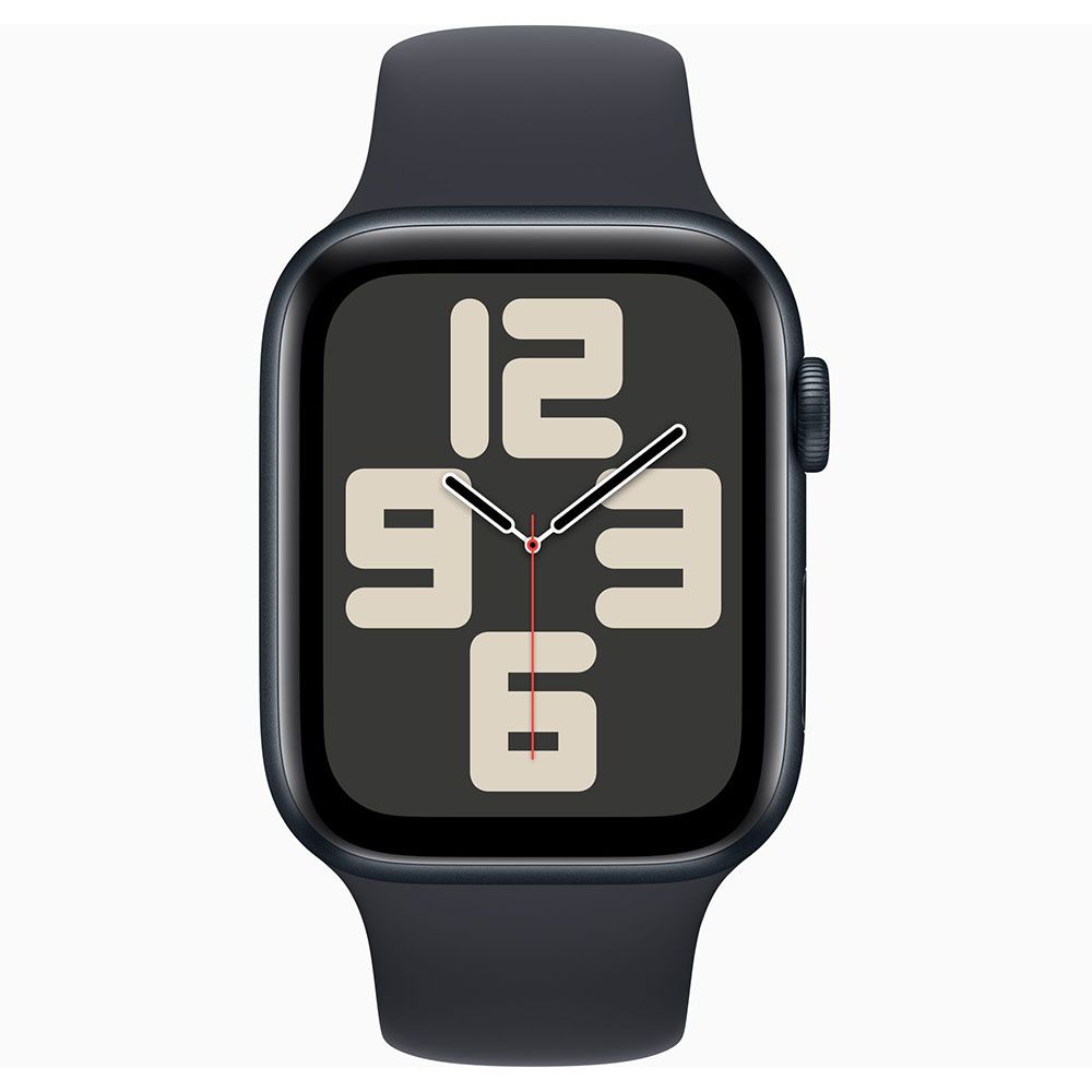 Apple Watch SE 2023 44 mm Gece Yarısı Alüminyum Kasa Spor Kordon Akıllı Saat